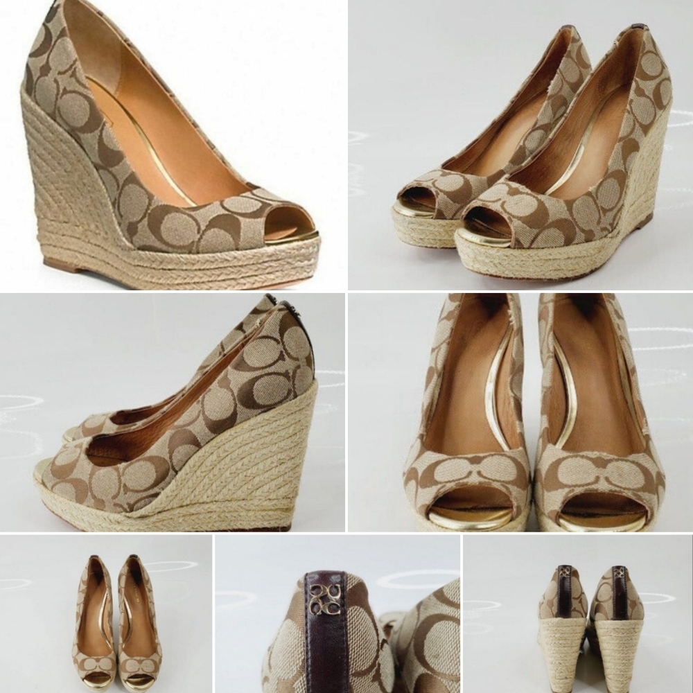 Brand New Coach Wedges w/o Box